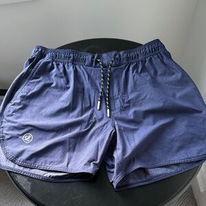 Men's Blue Athletic Shorts